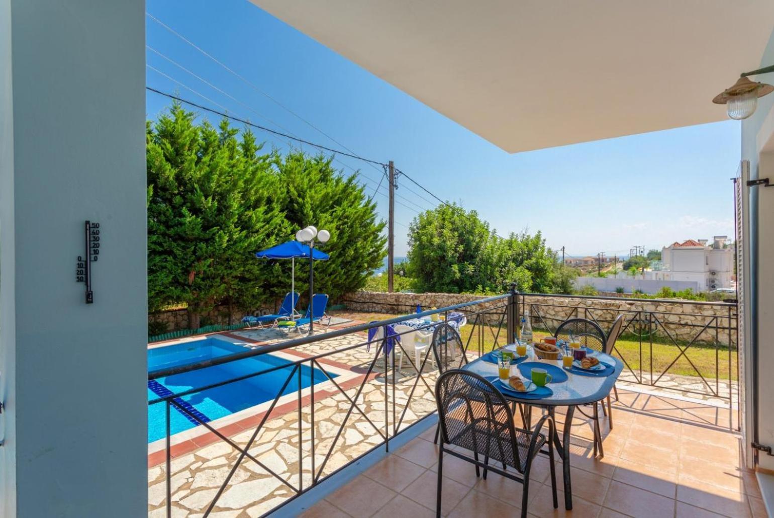 Skala Villa Blue Spathíon Exterior foto