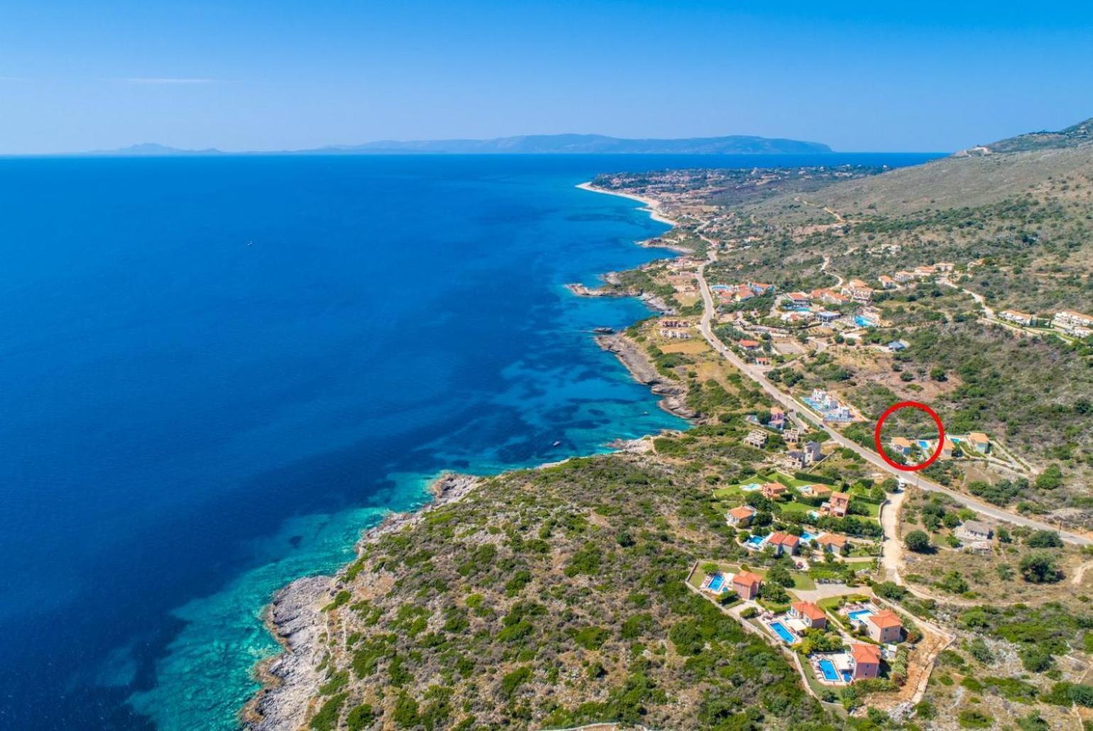 Skala Villa Blue Spathíon Exterior foto