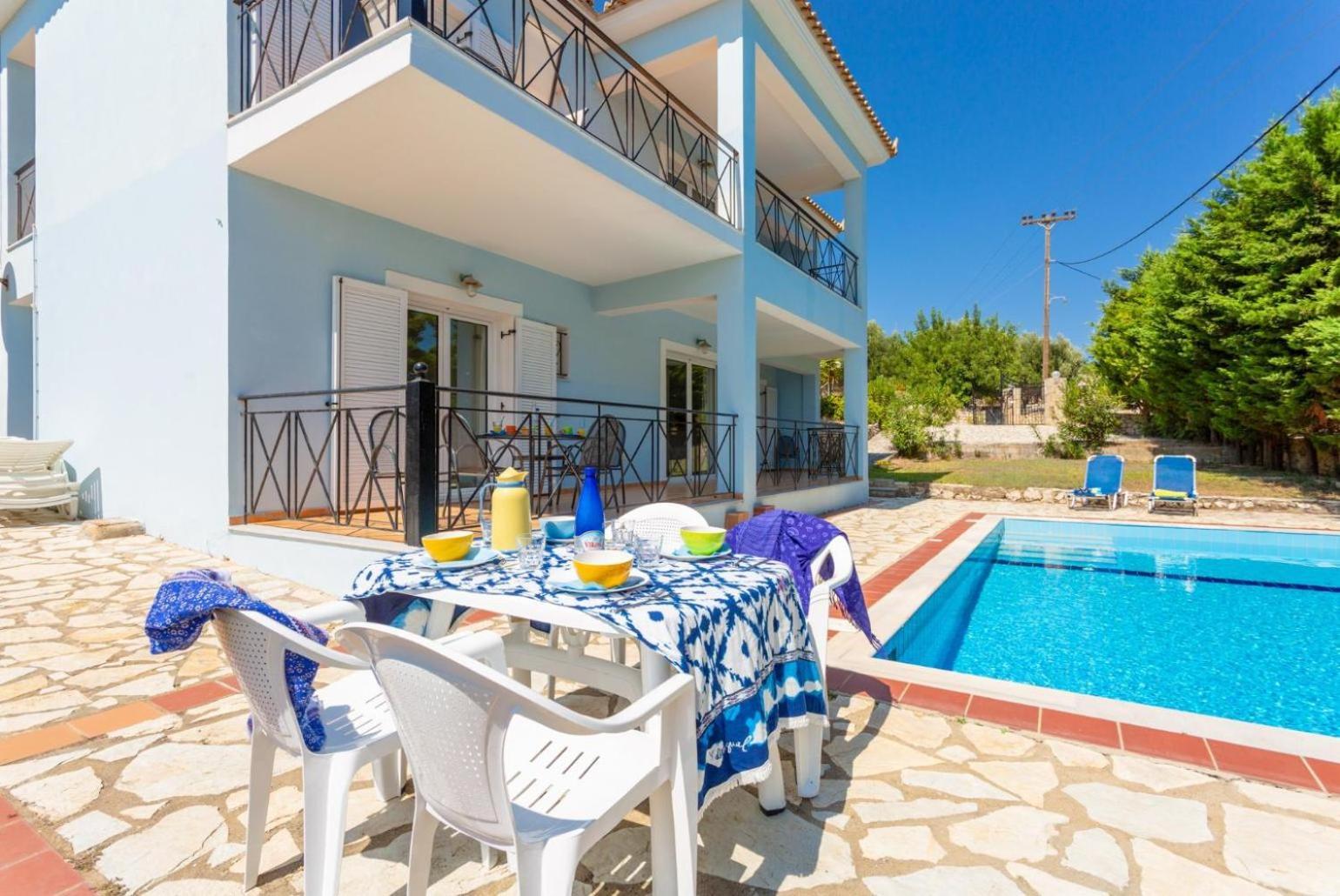 Skala Villa Blue Spathíon Exterior foto