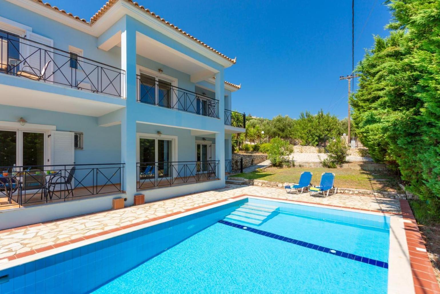 Skala Villa Blue Spathíon Exterior foto